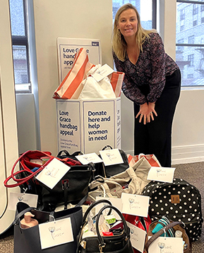 image of bags donated to love grace
