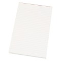 Quill 8X5 Inch Topless Ruled Pad White