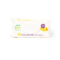Spring Fresh Multi Purpose Biodegradable Antibacterial Wipes Extra Large Lemon 220mmx220mm PK of 80
