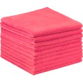 Filta Microfibre Cloth Pink/Red 40cm x 40cm 30115 Pack of 10