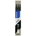 Pilot Pen Refill for Frixion Ball and Clicker 0.7mm Black Pack 3