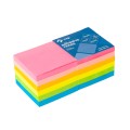 NXP Self Adhesive Removable Sticky Notes Bright Colours 76x76mm Pack 12