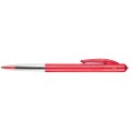 BIC Clic Medium Ballpoint Pen Retractable 1.0mm Red Box 10