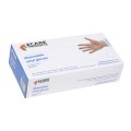 Disposable Vinyl Clear Powder Free Gloves Large Packet of 100