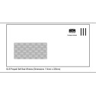 Prepaid Window Envelope Self Seal DLE 114mm x 225mm White Box of 500 image