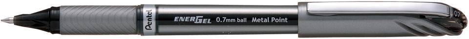 Pentel Energel Gel Ink Pen BL27 Metal Tip Arrow Point 0.7mm Black