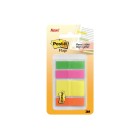 Post-It Highlighting Flags 683-Hfmulti Multi Pack Assorted Colours 12mm & 25mm 80/Dispenser image