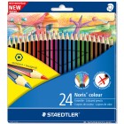 Staedtler Noris Colour Coloured Pencils Assorted Colours Pack 24 image