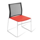 Eden Web Mesh Back Red Chair image
