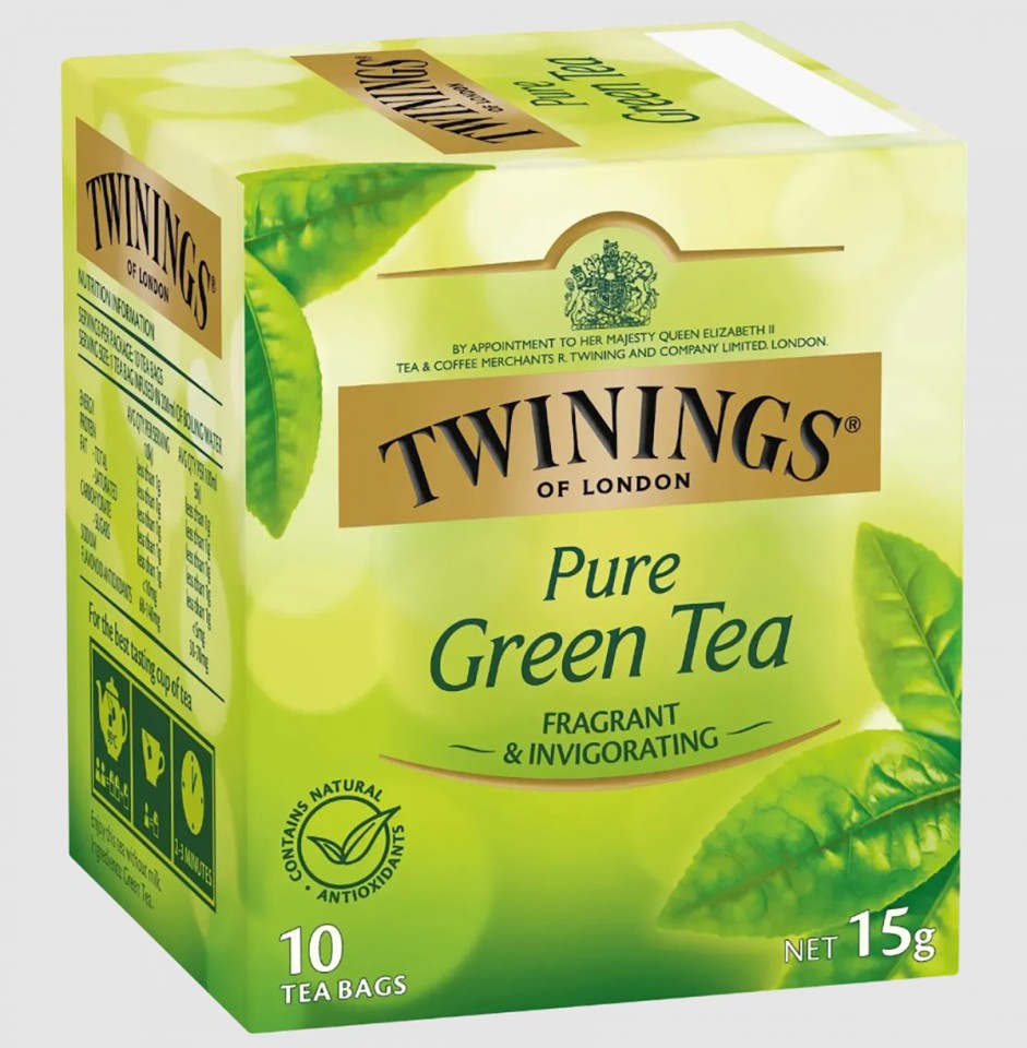 Twinings Tea Bags Enveloped Green Tea Pack 10