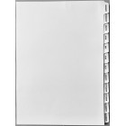 A4 Tab Dividers Printed Alpha Jan-Dec 150gsm White 10 Sets image