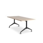 Gravitate Flip Table 1600Wx800D Autumn Oak Top / Black Frame image