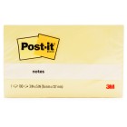 Post-it Self-Adhesive Notes 655-Y 76x127mm Yellow 100 Sheet Pad image