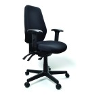Buro Aura Ergo+ High Back Chair Black With Arms image