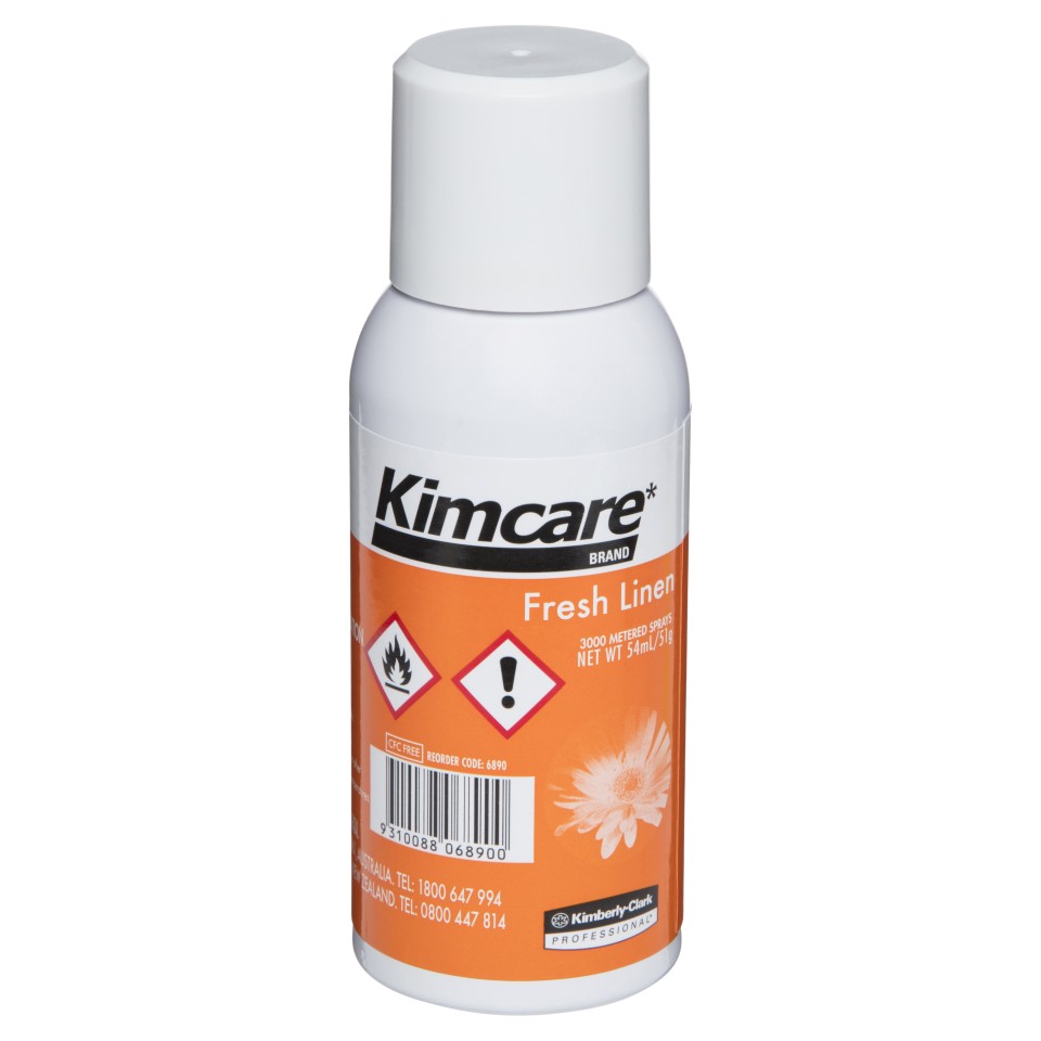 Kimcare Odour Control Cartridge Refill Fresh Linen 54ml 6890