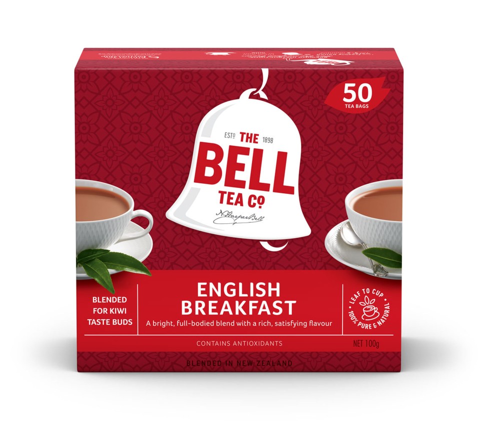 Bell English Breakfast Tagless Tea Bags Box 50