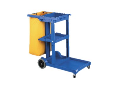 Oates Blue Janitor Cart