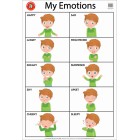 LCBF Wall Chart Poster My Emotions 500 x 740mm image