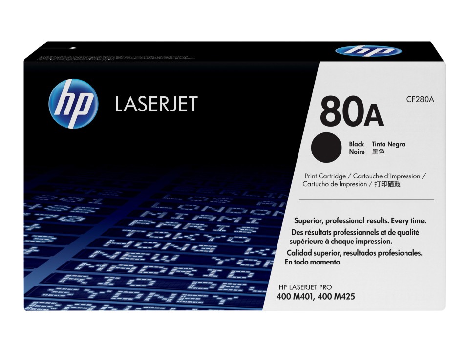 HP LaserJet Laser Toner Cartridge 80A Black