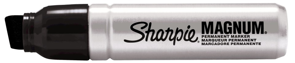 Sharpie Pro Magnum Permanent Marker Chisel Tip 7-15mm Black