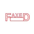 Deskmate Ke-F12 Faxed / Date Stamp Red image