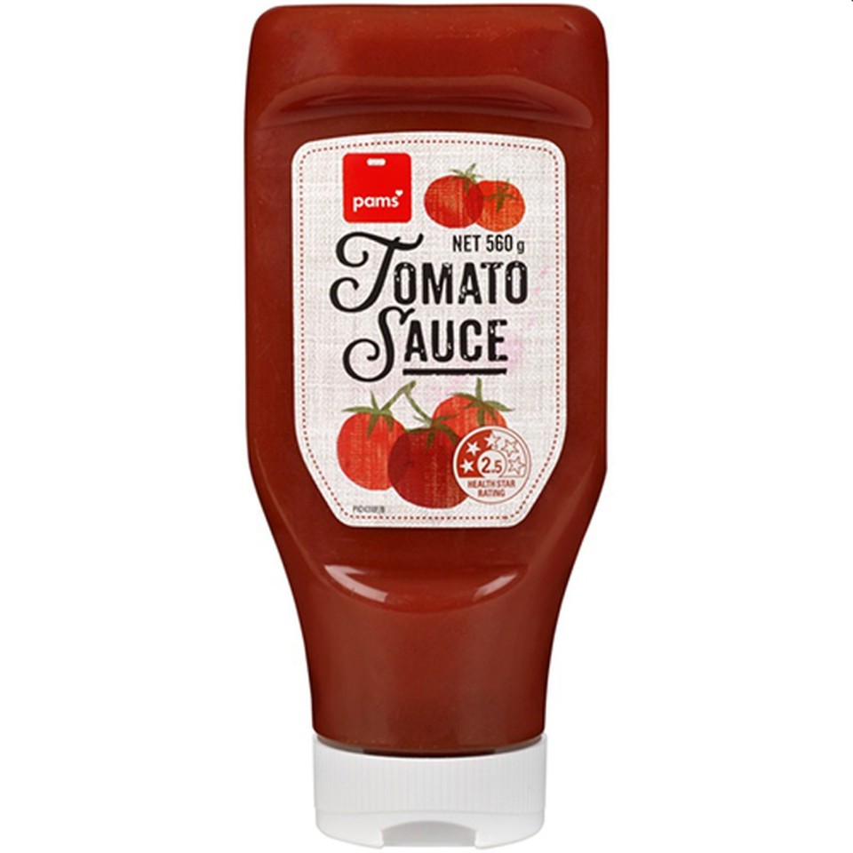 Pam's Upside Down Tomato Sauce 560g