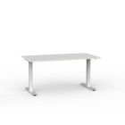 Agile Fixed Desk 1500Wx800Dmm White Top / White Frame image