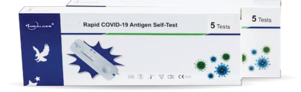 Healgen/Orient Gene Rapid Antigen Nasal Test Pack of 5