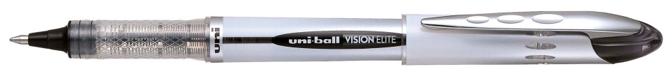 Uni Vision Elite Rollerball Pen Capped Fine UB-200 0.8mm Black