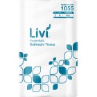 Livi Essentials 1055 Toilet Tissue 2 ply 400 Sheets per roll White Carton of 36 image