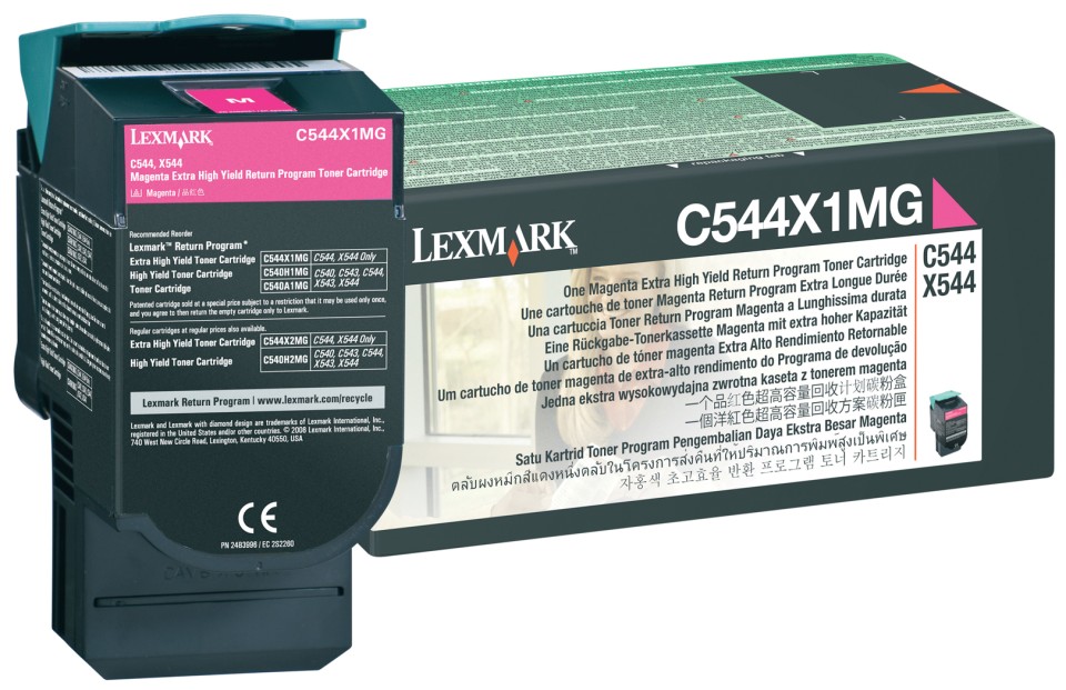 Lexmark Toner Cartridge C544X1MG Magenta