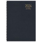 Ambassador 2024 Kingsley Diary A5 Day To Page Navy image