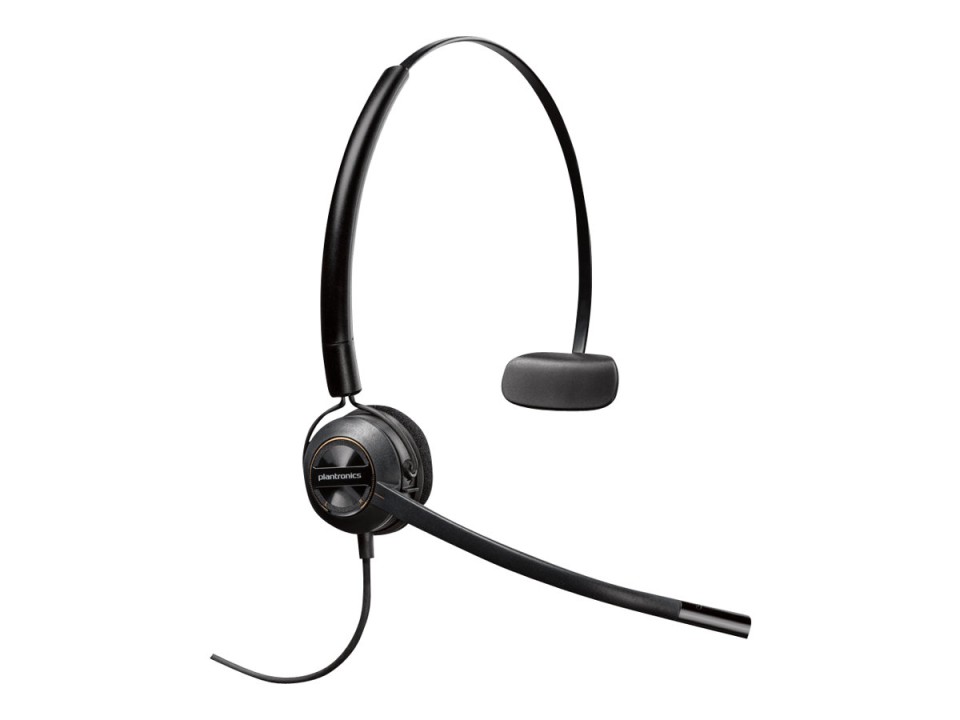 Encorepro Hw540 Convertible Monaural Noise-Cancelling Corded Headset Includes 3 Wearing Styles
