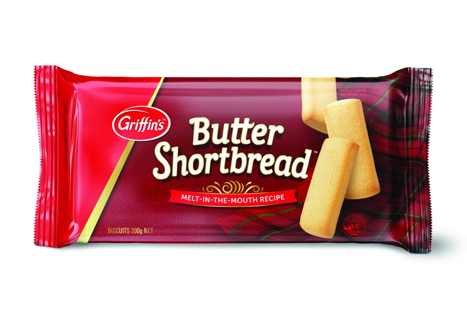Griffins Butter Shortbread Biscuits 200g
