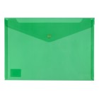 Icon Polyprop Document Wallet A4 Button Closure Green Each image