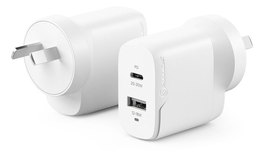 Alogic Rapid Power 2 Port 32w Usb-c Wall Charger