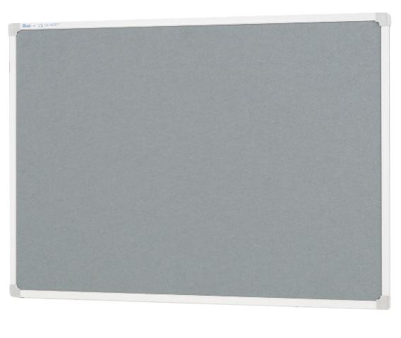 Quartet Penrite Pinboard 900x1200mm Fabric Grey