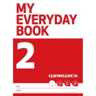 Warwick My Everyday Book 2 Unruled 7mm Ruled 64 Page image