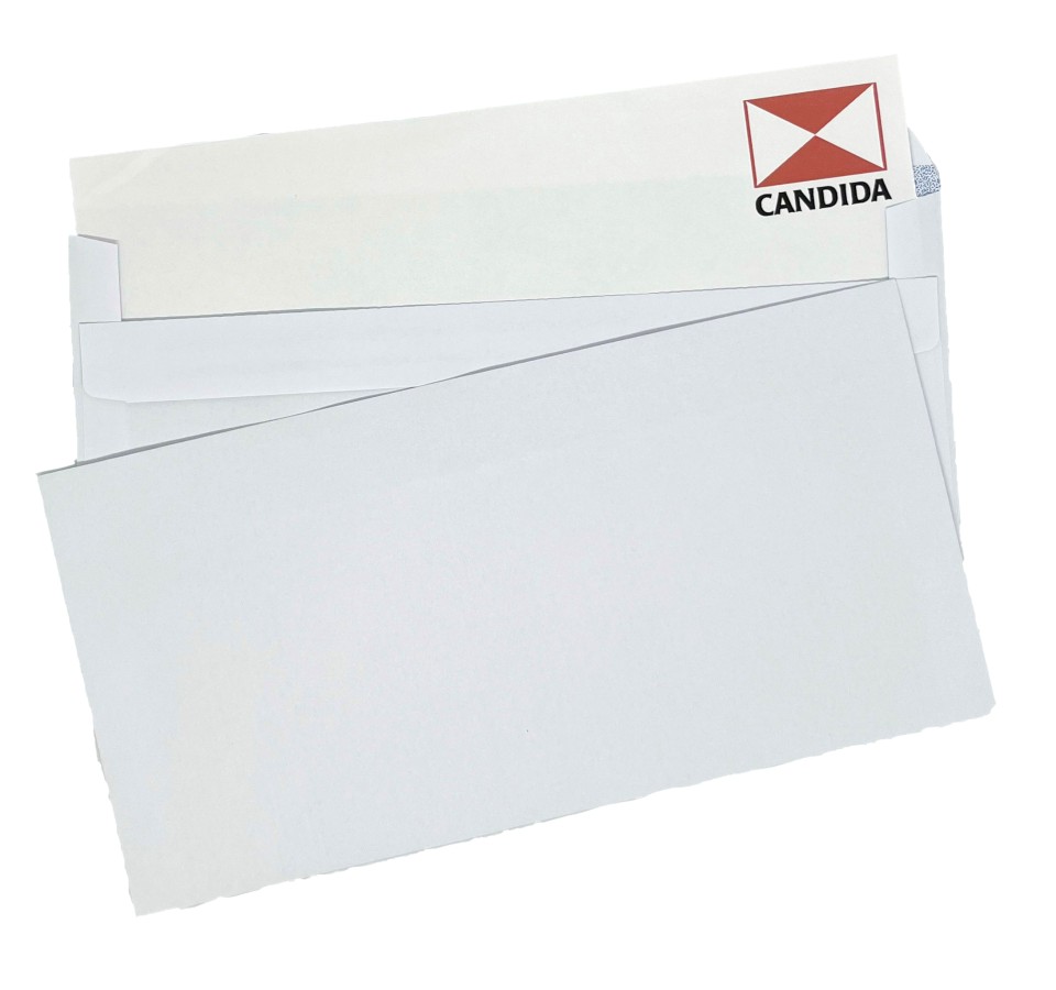 Candida Banker Envelope Self Seal 7112 MaxPOP 120mm x 235mm White Box 500