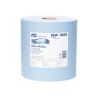 Tork W1W2 Industrial Heavy-Duty Wiping Paper 3Ply 130081 23.5cmx26.2cm Blue 350 Sheets Roll Carton 2 image