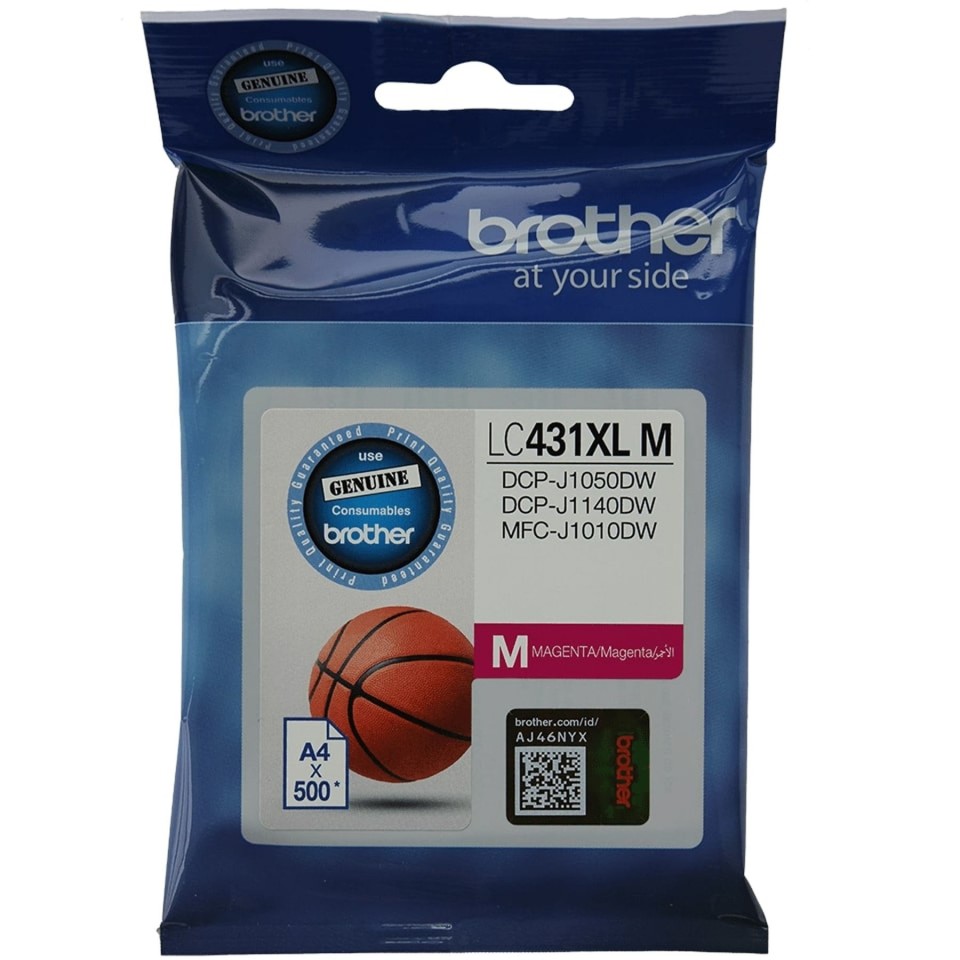Brother Inkjet Ink Cartridge LC431XL High Yield Magenta