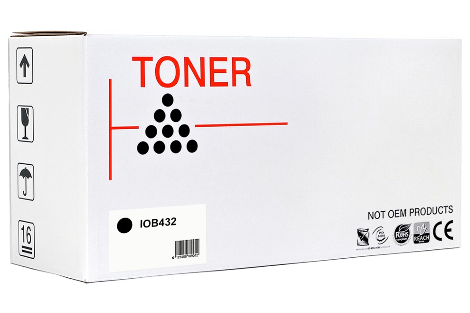 Icon Compatible OKI Laser Toner Cartridge B412DN/B432DN/B512DN (45807107) 7K Black