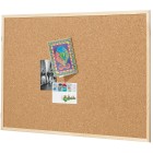 Quartet Pinboard Pine Frame 600x900mm Cork image