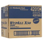Wypall X50 Reinforced Wipers 4201 4 Ply 33.5cm x 49cm White Carton of 400 image