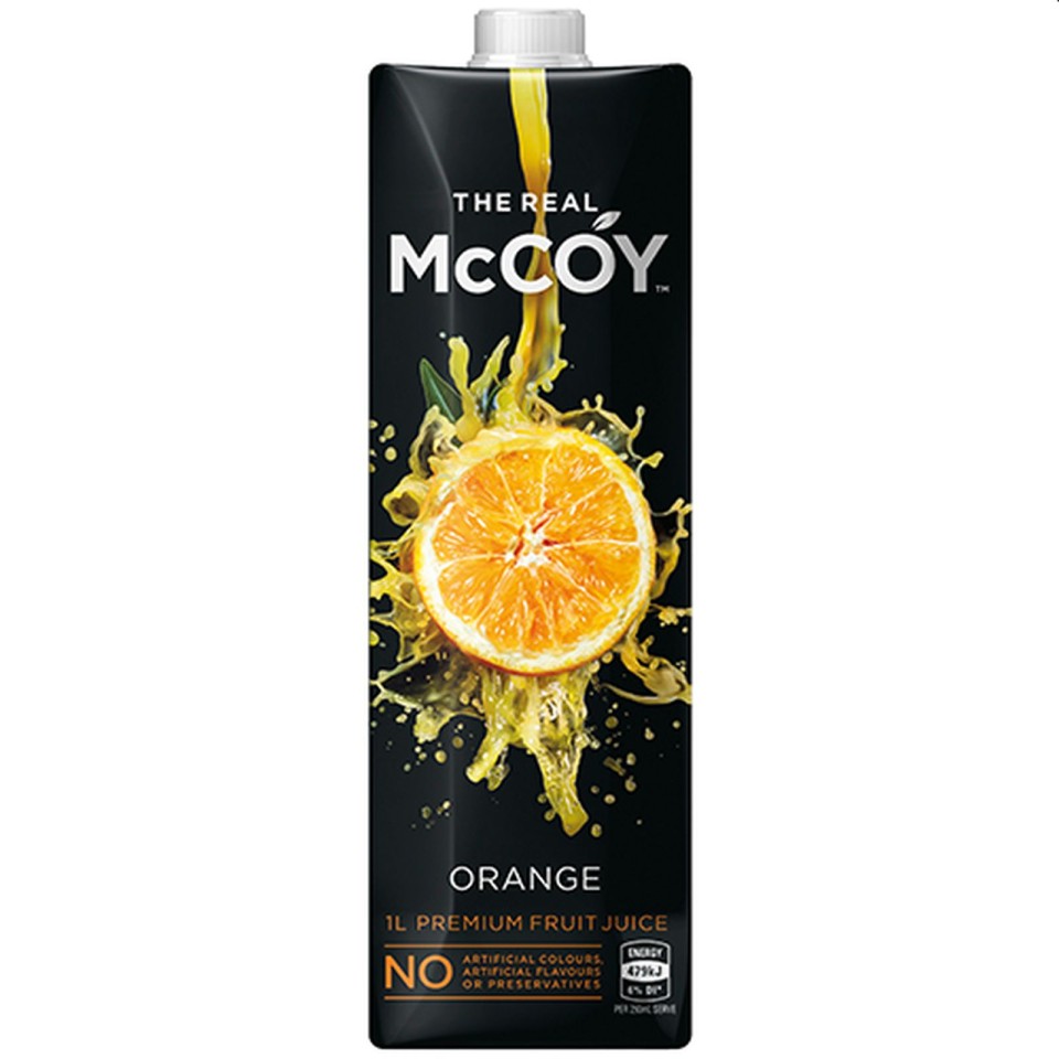 Mccoy Fruit Juice Orange 1l