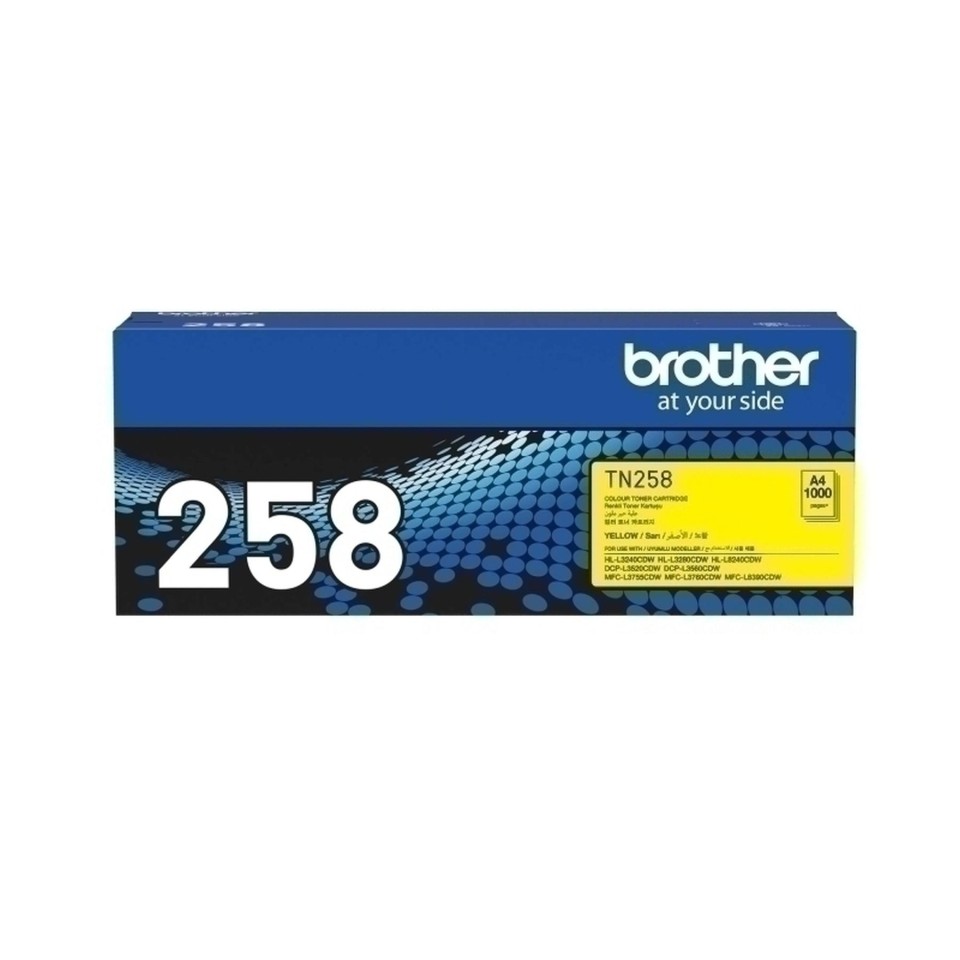 Brother Laser Toner Cartridge TN258 Yellow