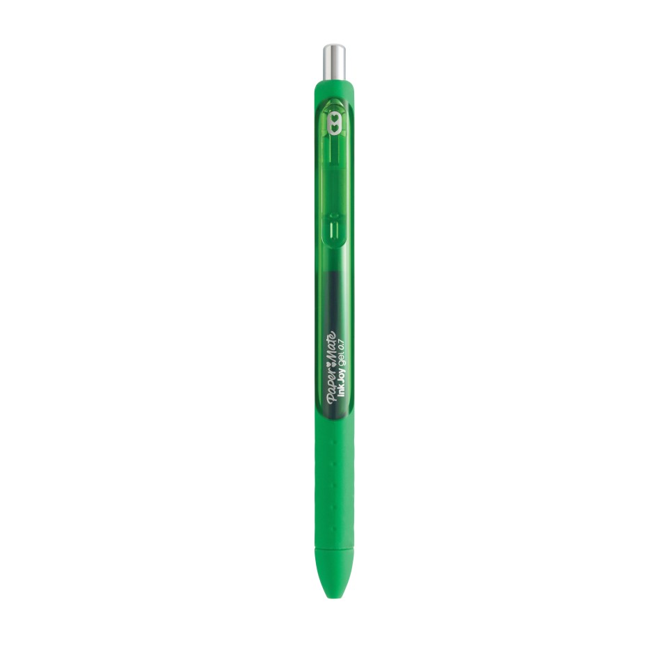 Paper Mate Inkjoy Gel Pen 0.7mm Green Box 12