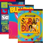 Warwick Scrapbook Super 28 Leaf Blank Pages Assorted Covers Pack 10 image