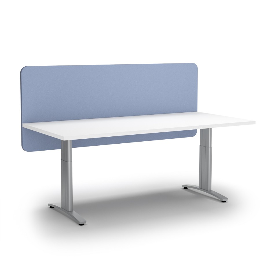 Desk Screen Modesty 1800Wx600Hmm Sky Blue