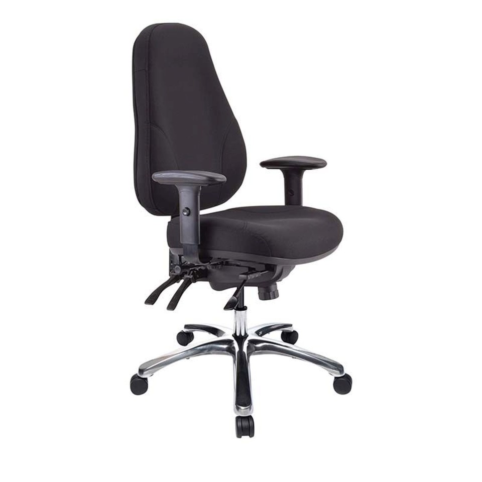 Buro Persona Chair With Adjustable Arms Black